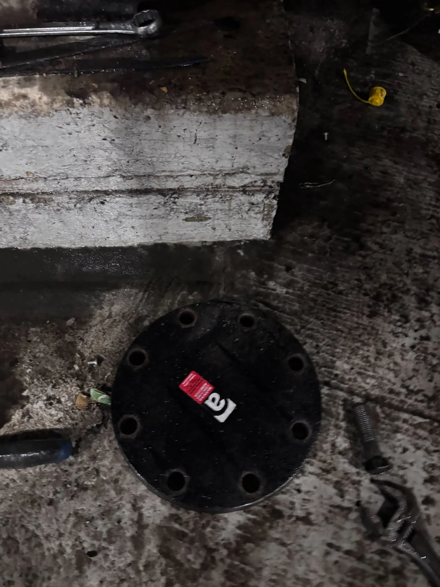 Artex scraping from a concrete ceiling during Golders Green refurbishment